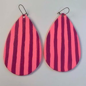 Large Reversible OOAK Lightweight HandMade Earrings